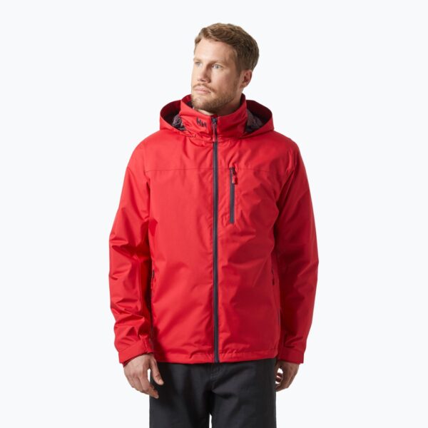 Куртка мужская Helly Hansen Crew Hooded Midlayer 2 red