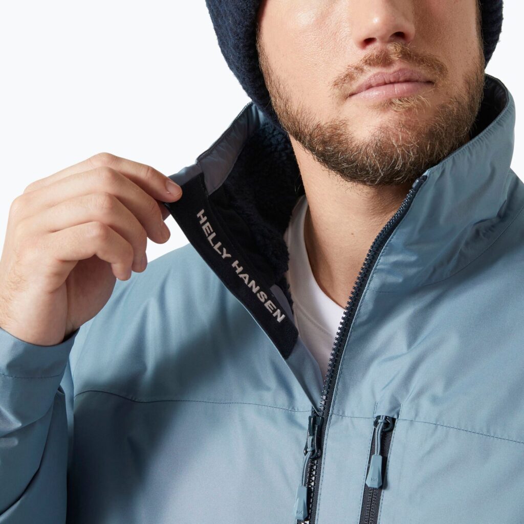 Куртка мужская Helly Hansen Crew Hooded Pile washed navy