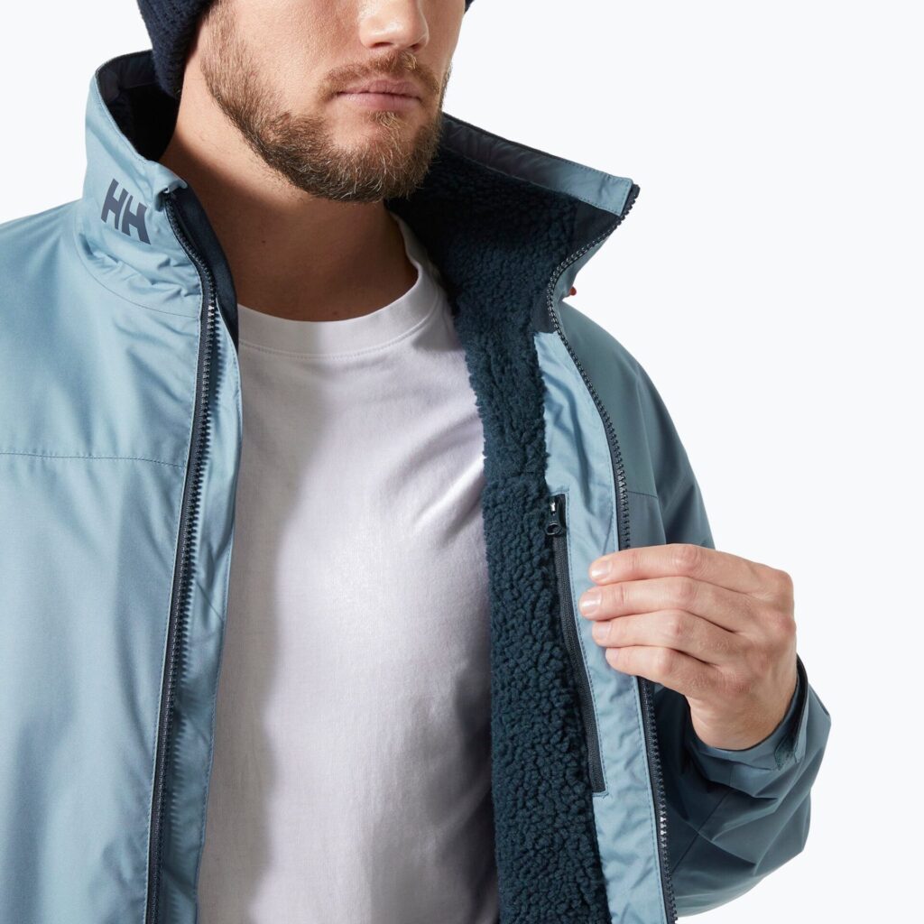 Куртка мужская Helly Hansen Crew Hooded Pile washed navy