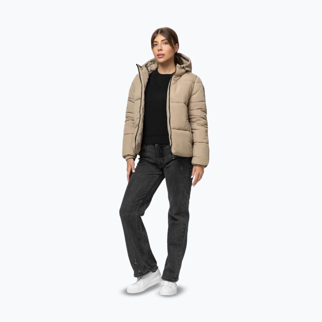 Куртка женская Pitbull Vista Quilted Hooded dark sand