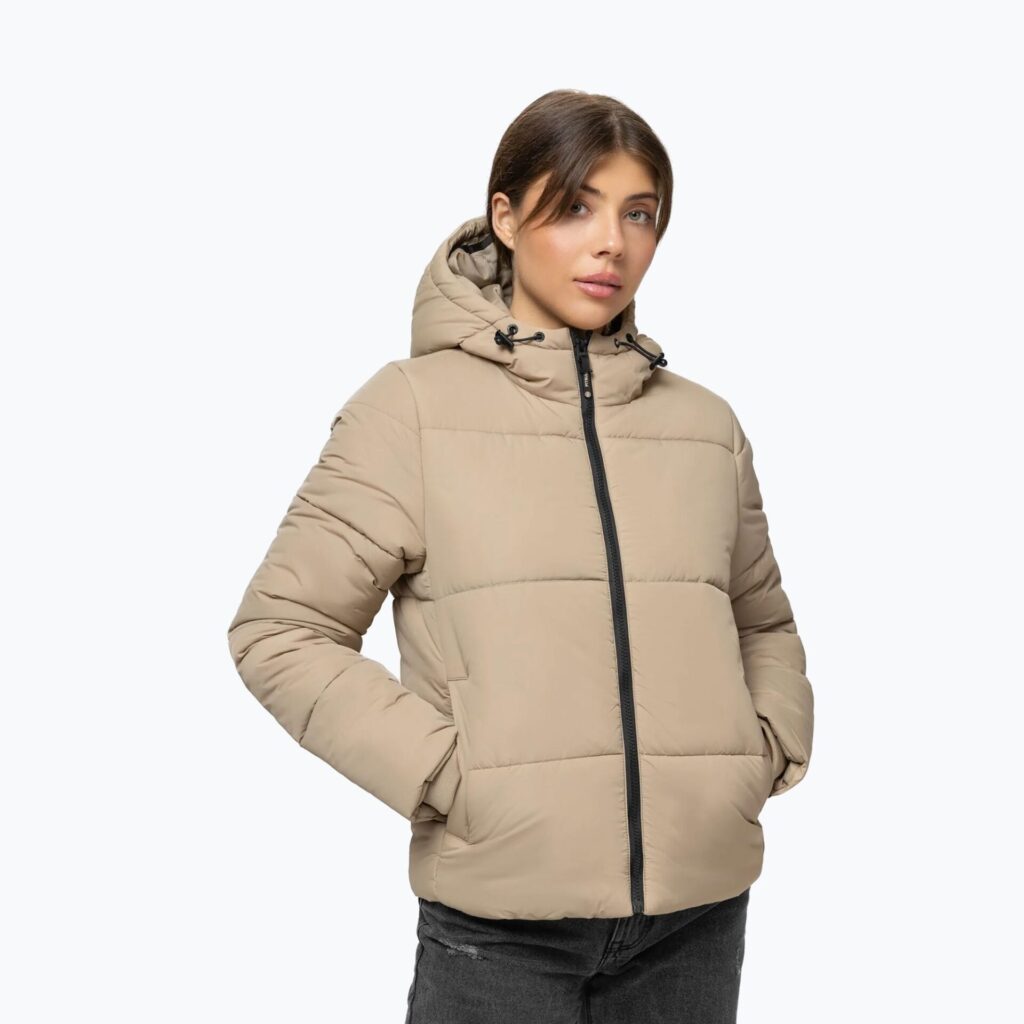 Куртка женская Pitbull Vista Quilted Hooded dark sand