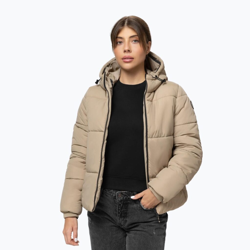 Куртка женская Pitbull Vista Quilted Hooded dark sand