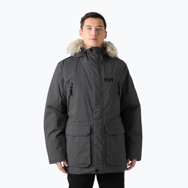 Куртка зимняя мужская Helly Hansen Reine Parka thunder grey