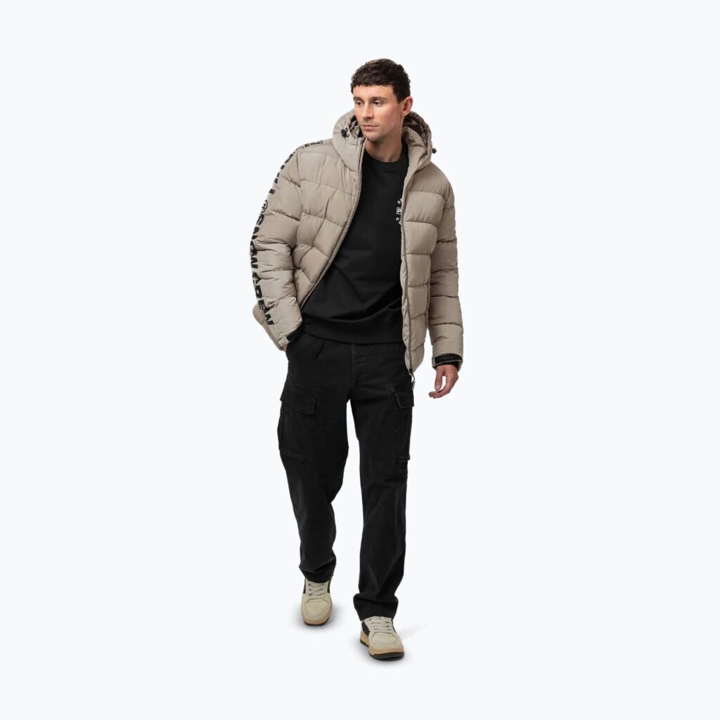 Куртка зимняя мужская Airway 4 Padded Hooded pale sand