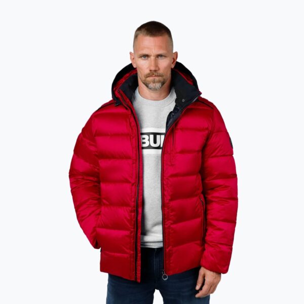 Куртка зимняя мужская Barles Ribstop Padded Hooded red