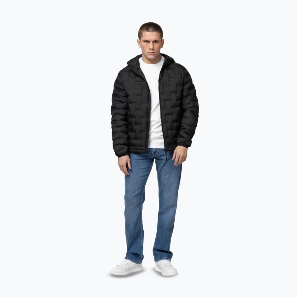 Куртка зимняя мужская Camino Quilted Hooded black
