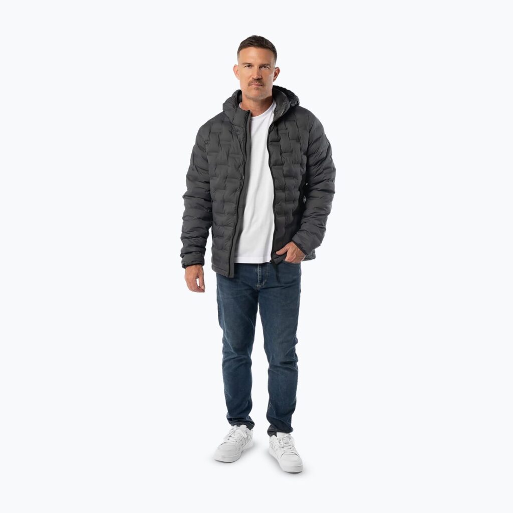 Куртка зимняя мужская Camino Quilted Hooded graphite