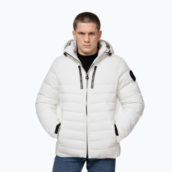 Куртка зимняя мужская Crestline Padded Hooded off white