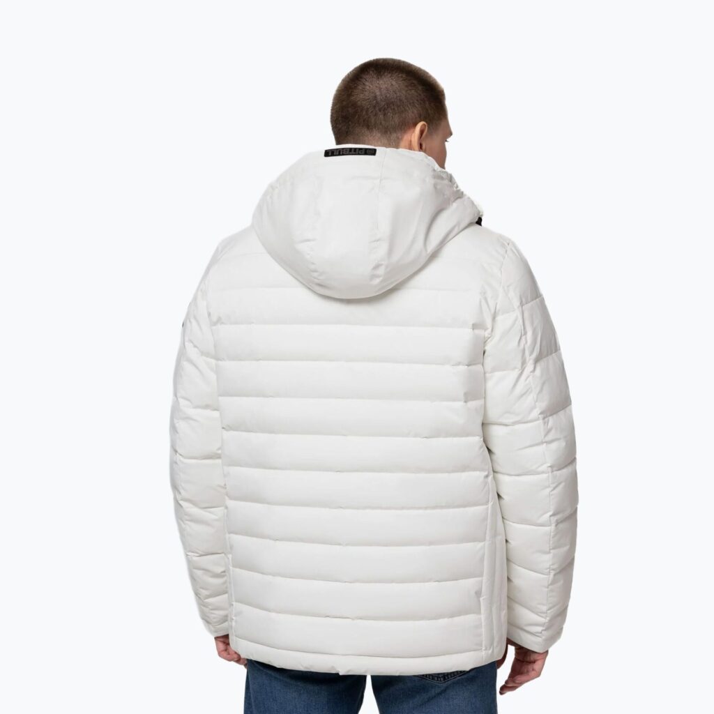 Куртка зимняя мужская Crestline Padded Hooded off white