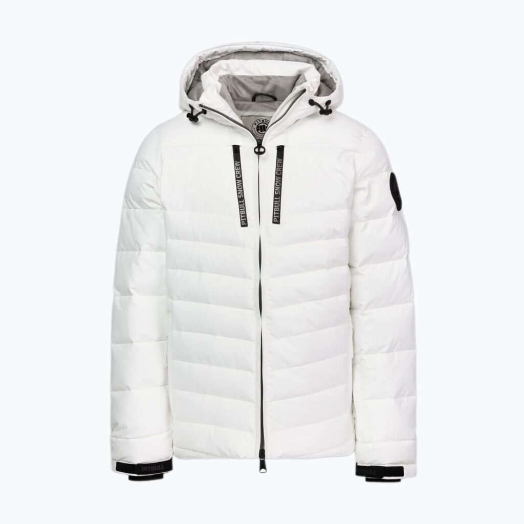 Куртка зимняя мужская Crestline Padded Hooded off white