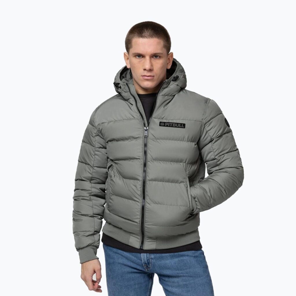 Куртка зимняя мужская Dillon Quilted Hooded dusty salvia