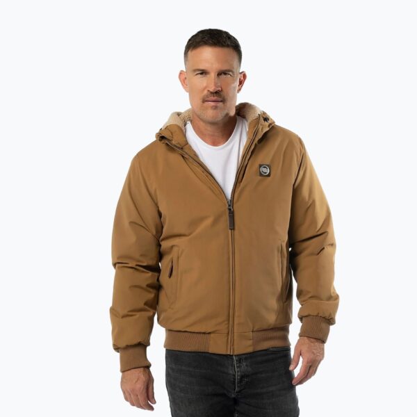 Куртка зимняя мужская Elkwood 3 Sherpa Hooded honney yellow