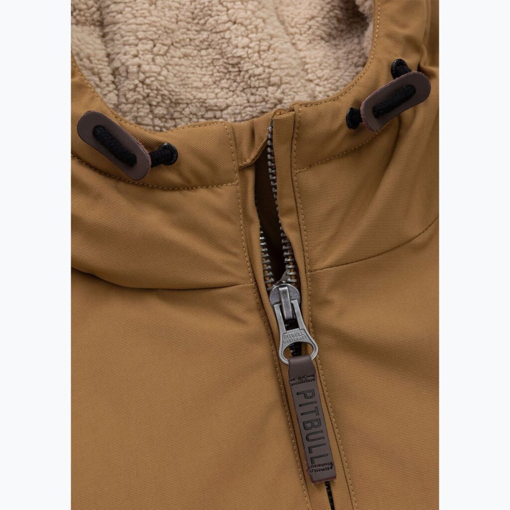 Куртка зимняя мужская Elkwood 3 Sherpa Hooded honney yellow
