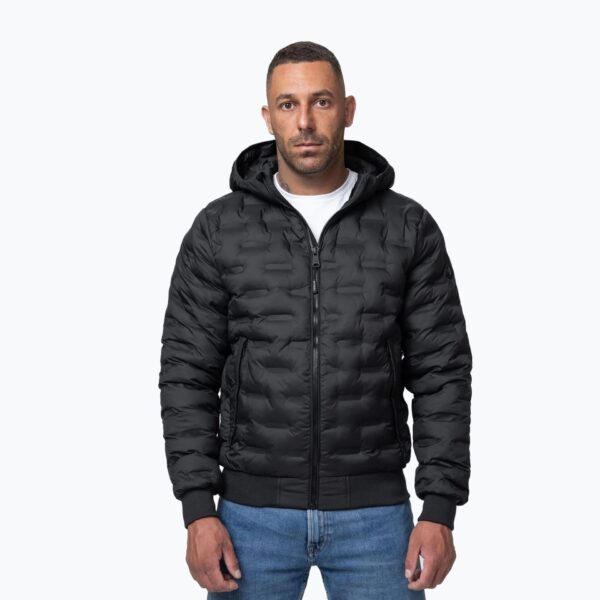Куртка зимняя мужская Fisk Quilted Hooded black