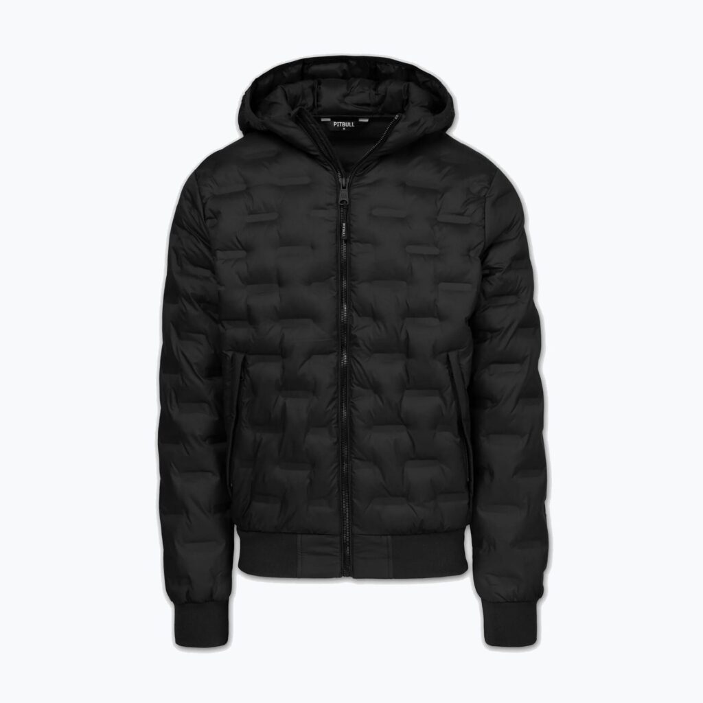 Куртка зимняя мужская Fisk Quilted Hooded black