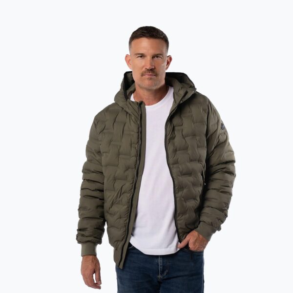 Куртка зимняя мужская Fisk Quilted Hooded olive