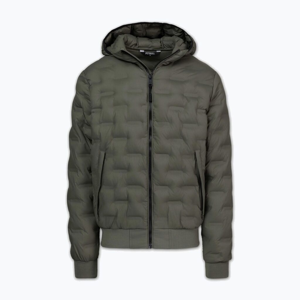 Куртка зимняя мужская Fisk Quilted Hooded olive