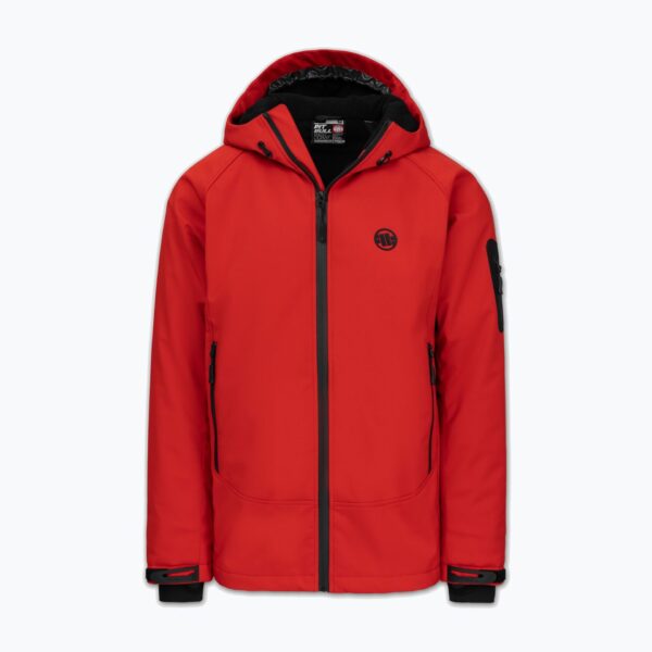 Куртка зимняя мужская Padded Rockfish Hooded fluo/red