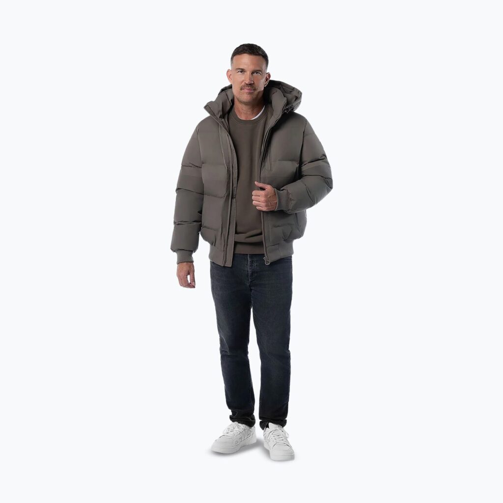 Куртка зимняя мужская Patton Quilted Hooded taupe