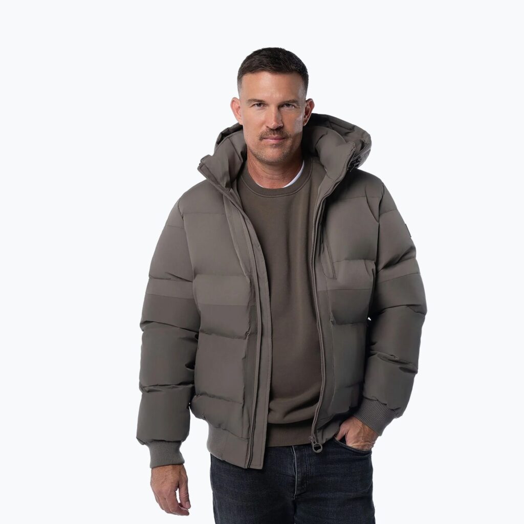 Куртка зимняя мужская Patton Quilted Hooded taupe