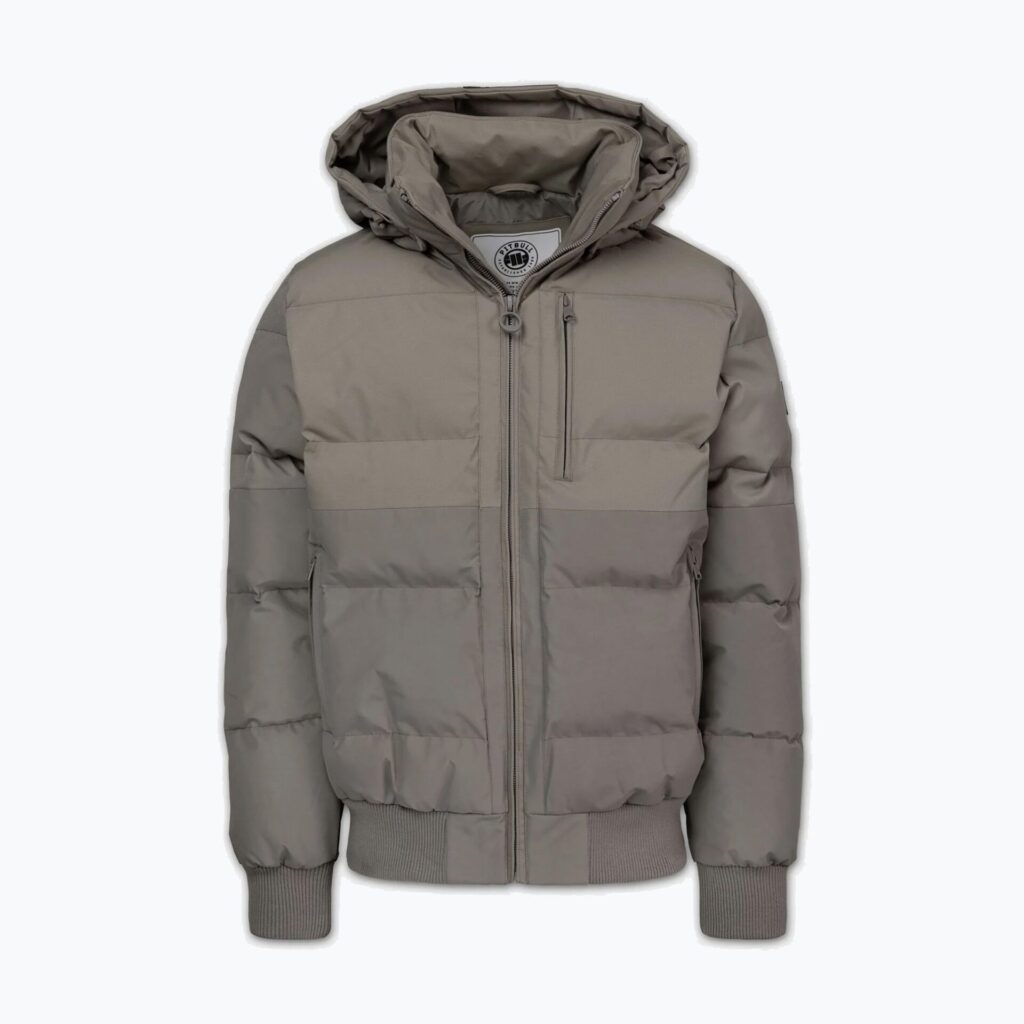 Куртка зимняя мужская Patton Quilted Hooded taupe