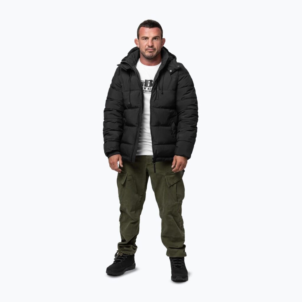 Куртка зимняя мужская Piedmont Quilted Hooded black