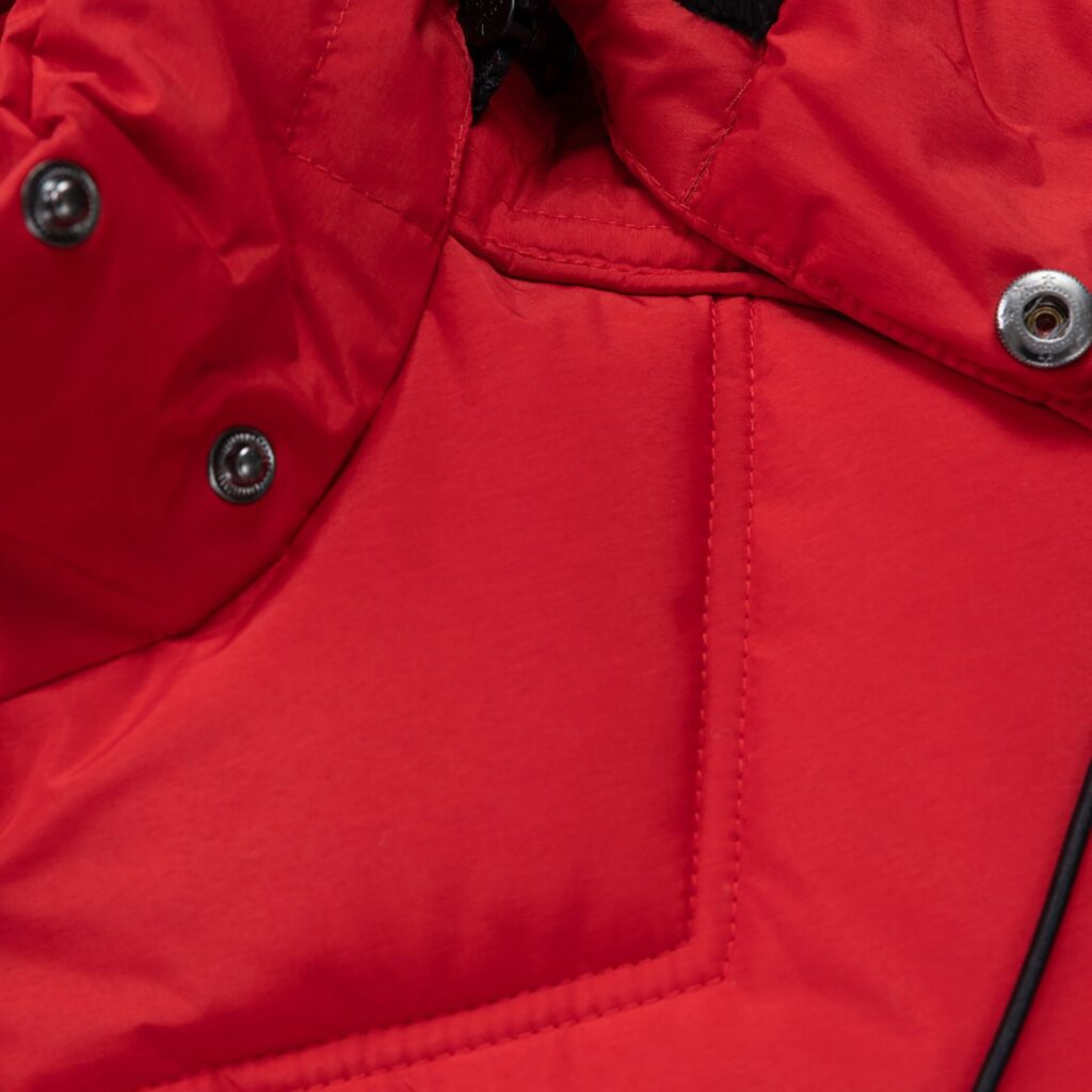 Куртка зимняя мужская Piedmont Quilted Hooded fluo/red