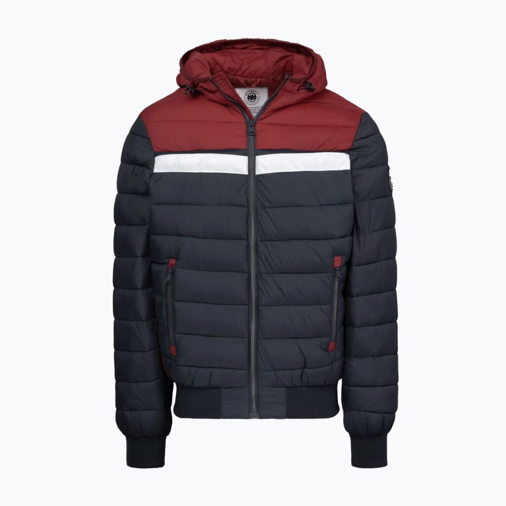 Куртка зимняя мужская Rubio Quilted Hooded dark navy/red