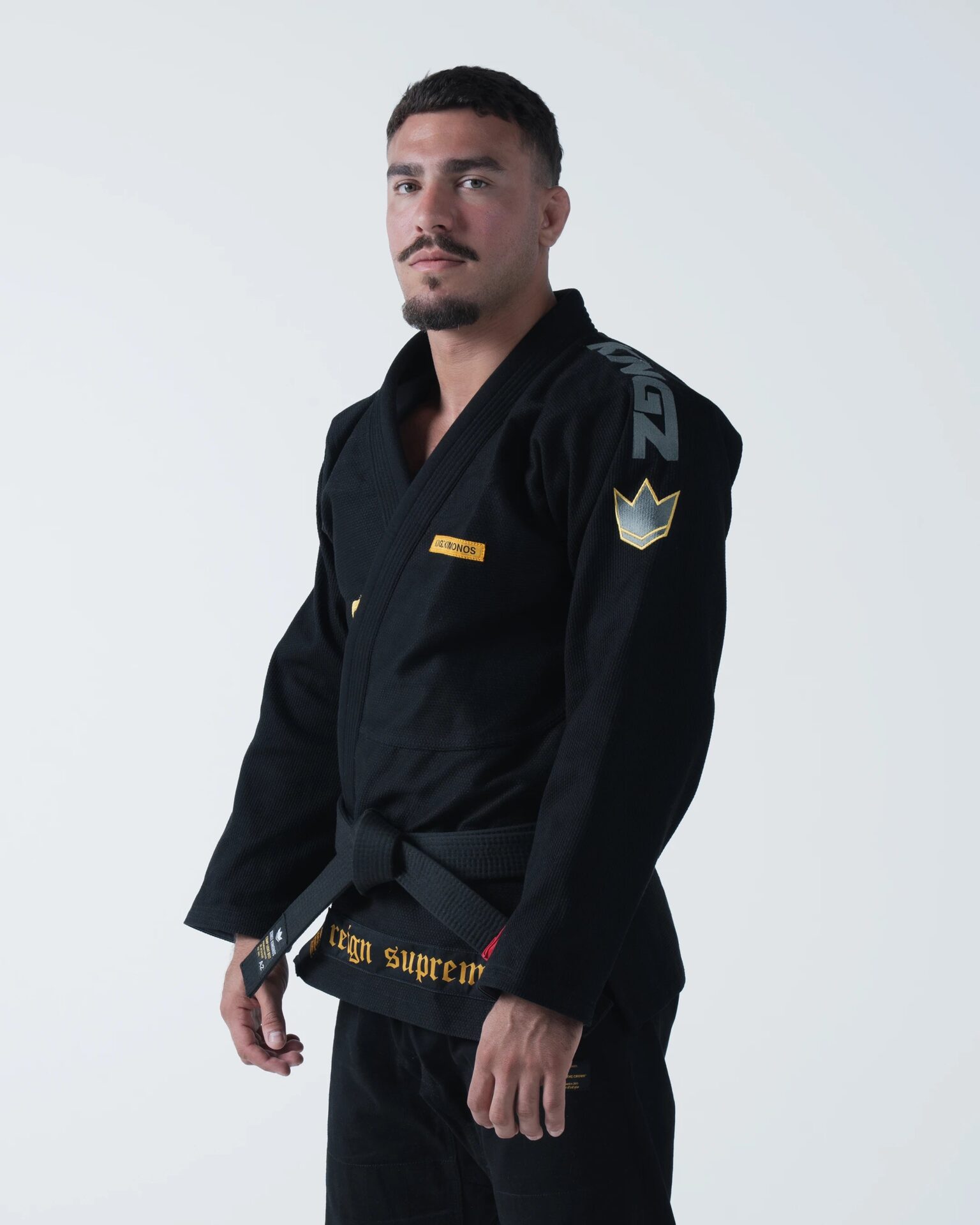 Kingz — Кимоно Kingz Comp 450 V7 Jiu Jitsu — Black — фото товара