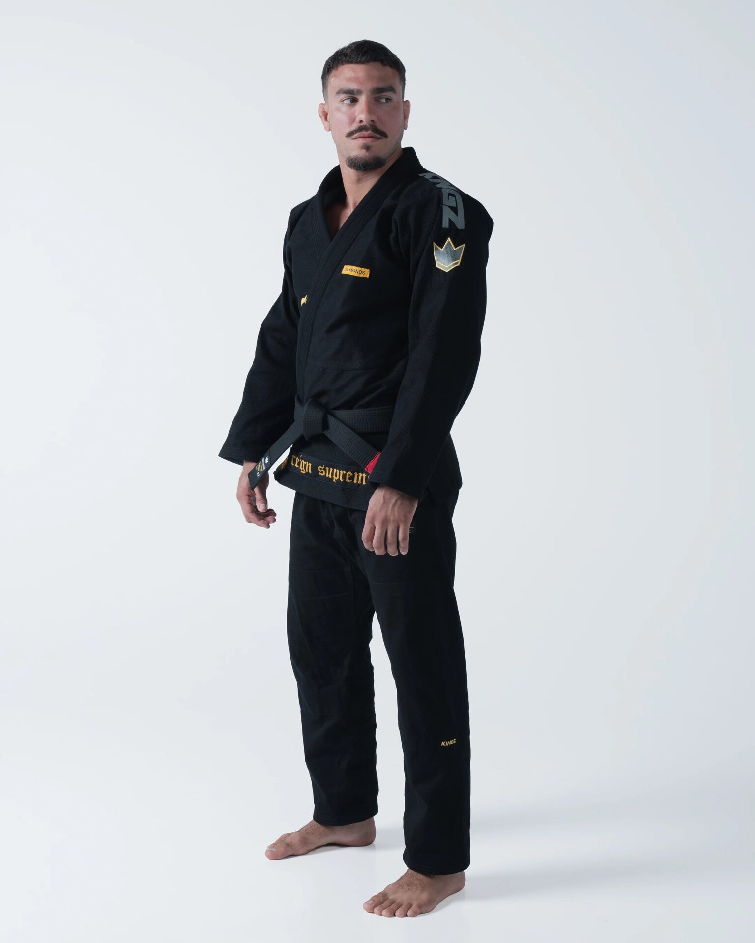 Kingz — Кимоно Kingz Comp 450 V7 Jiu Jitsu — Black — фото товара
