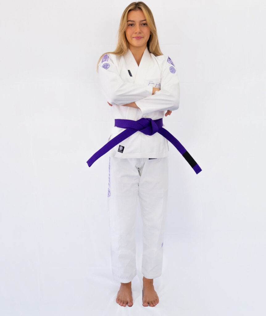 Женское Кимоно Ladies Elements Superlite - Purple & White