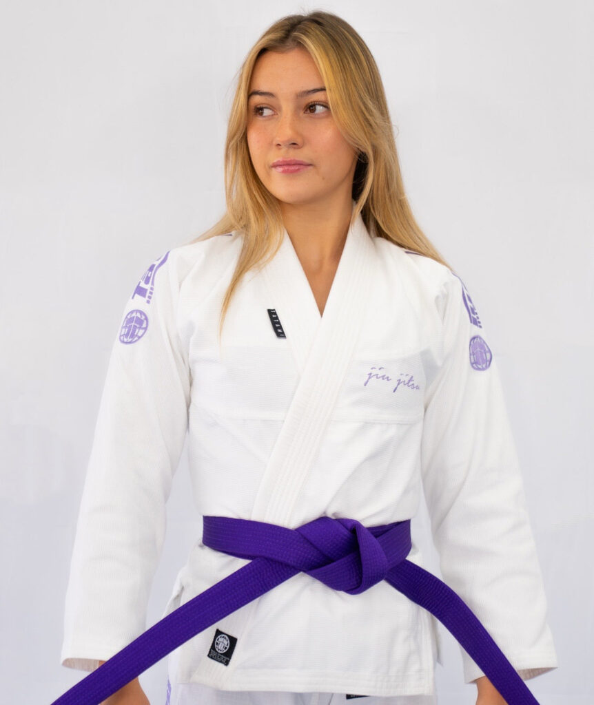 Женское Кимоно Ladies Elements Superlite - Purple & White