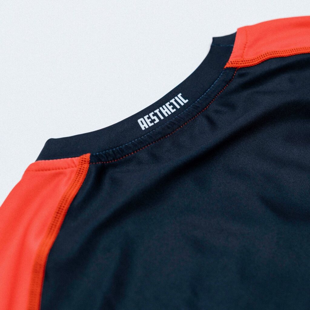 Детский Рашгард Aesthetic 'Moto' Long Sleeve (Red)
