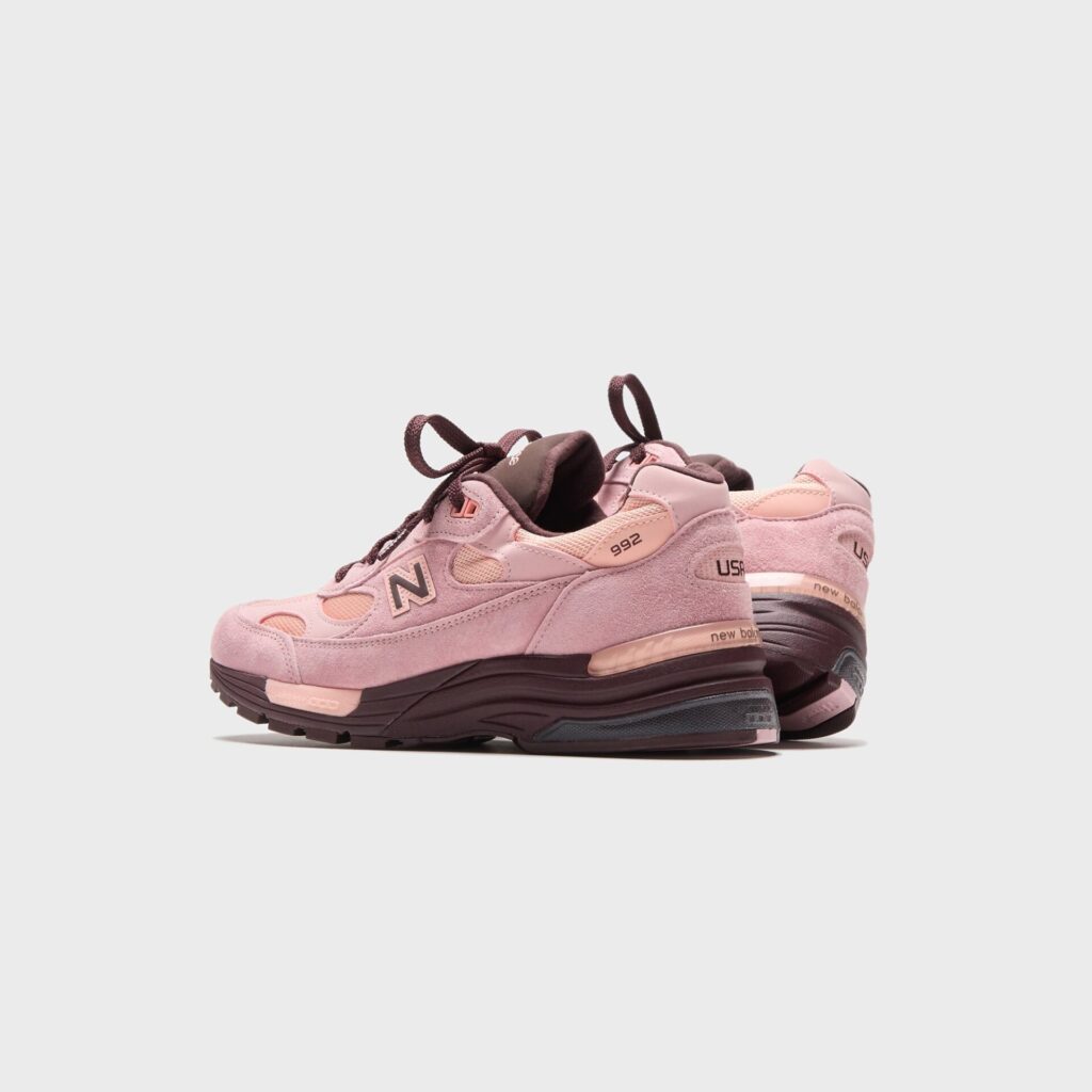 Кроссовки New Balance Made in USA 992 - Pink Chalk / Pink Lemonade / Cherry Leather