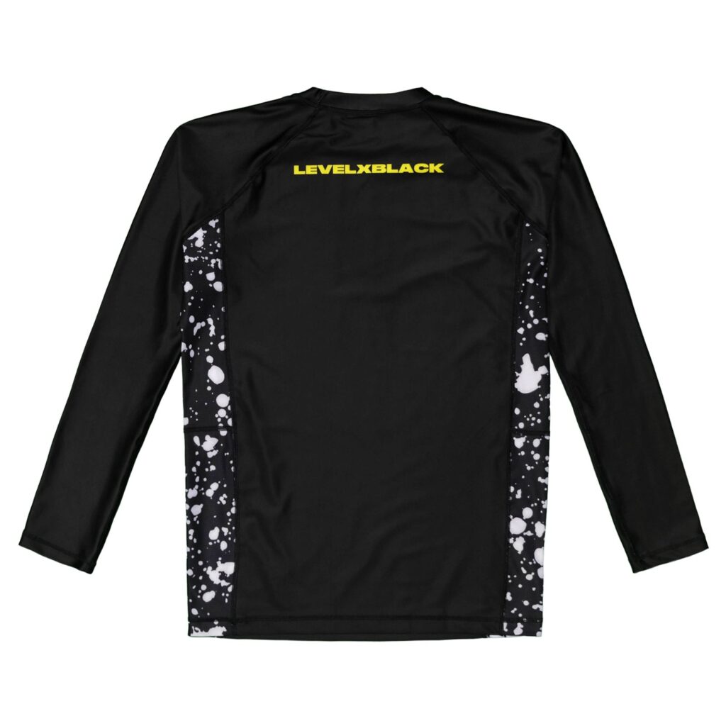 Рашгард Neon Splatter Competitor Black LS