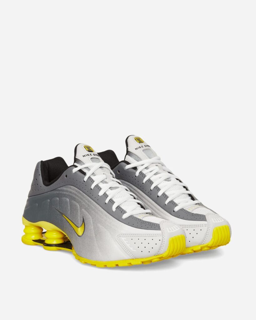 Nike Кроссовки Shox R4 SE Vast Grey / Bright Citron