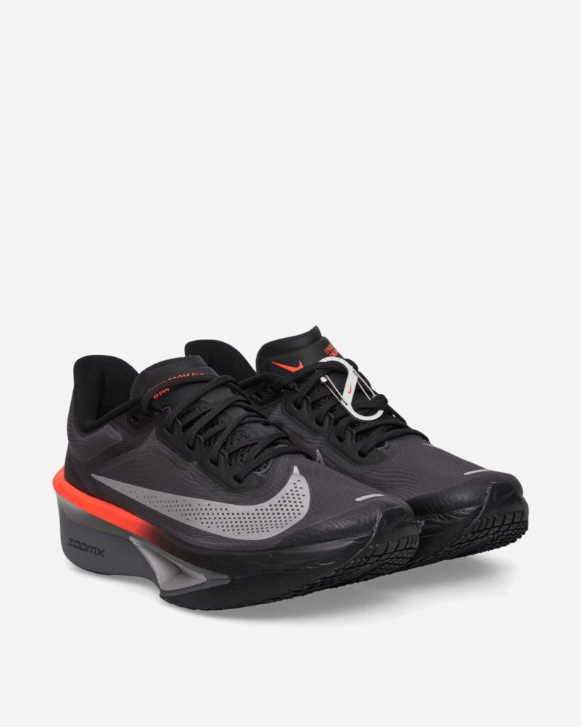 NIKE Кроссовки Zoom Fly 6 Black / Metallic Silver / Bright Crimson