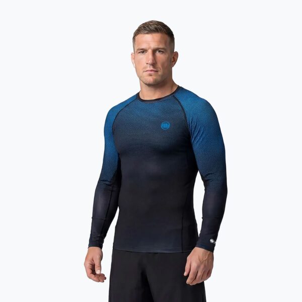 Рашгард Pitbull Belt Rashguard blue