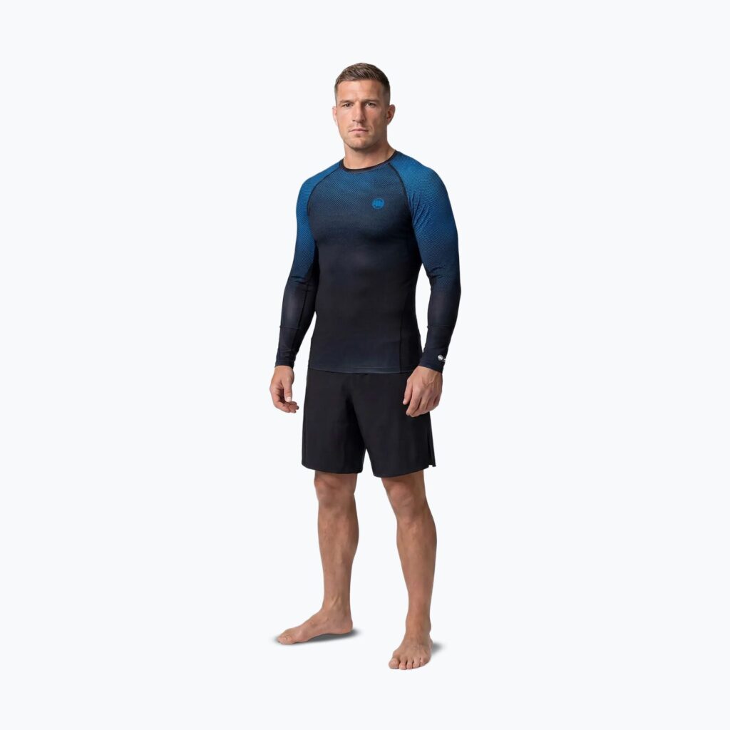 Рашгард Pitbull Belt Rashguard blue