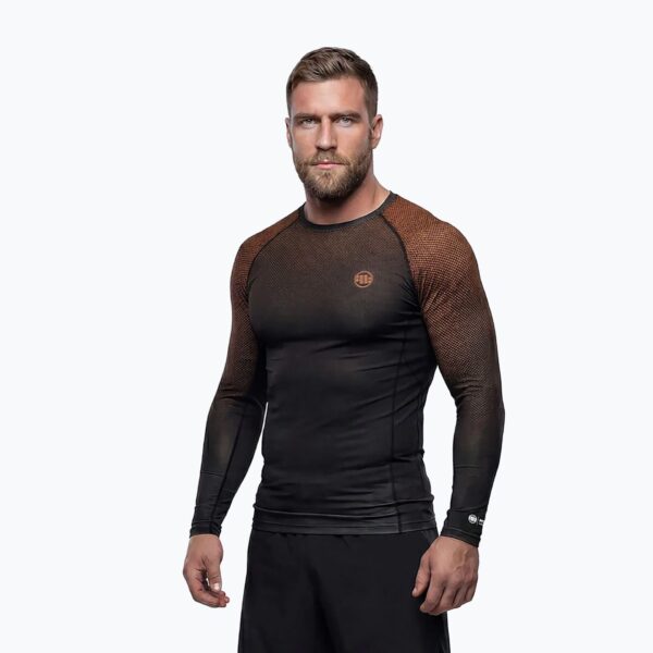 Рашгард Pitbull Belt Rashguard brown