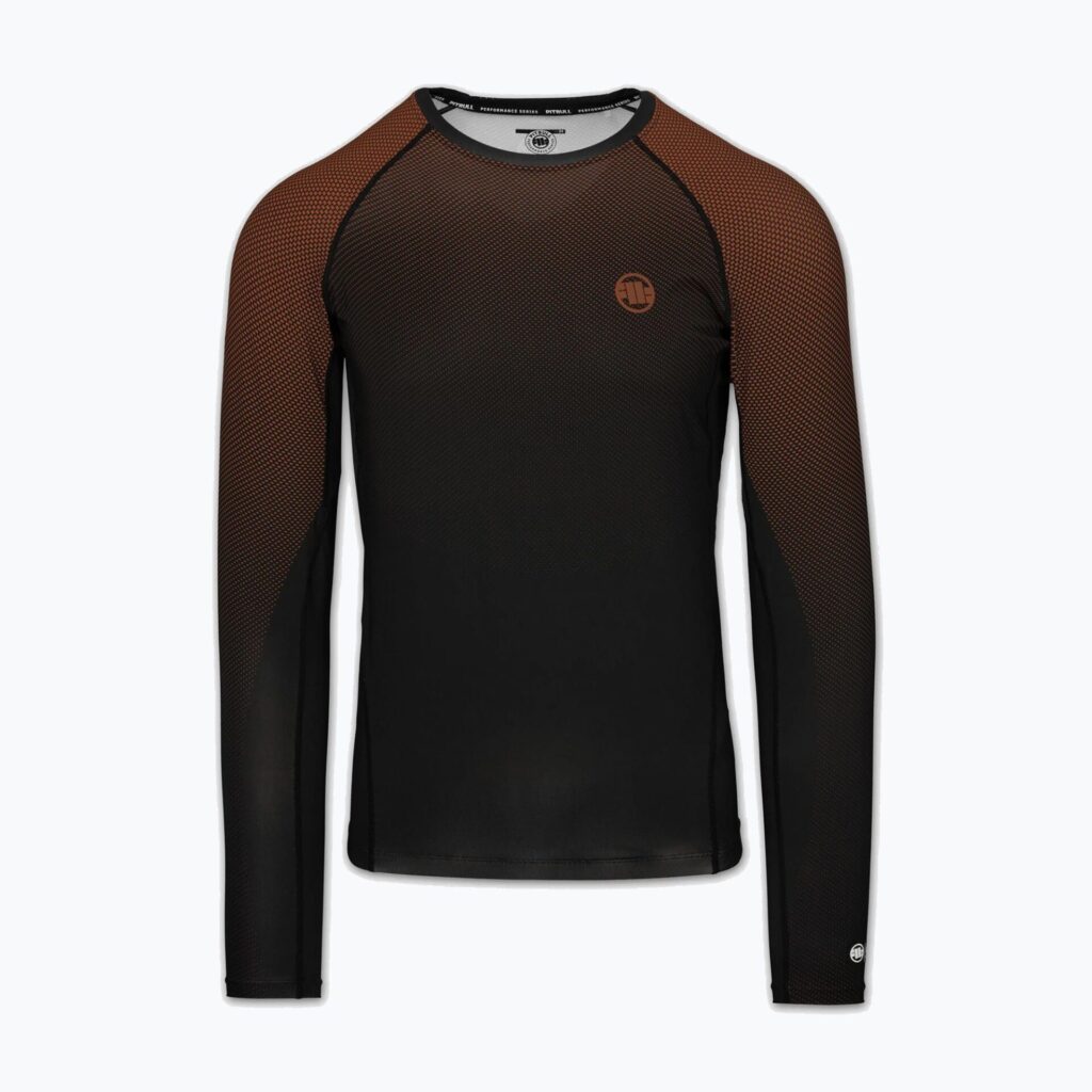 Рашгард Pitbull Belt Rashguard brown