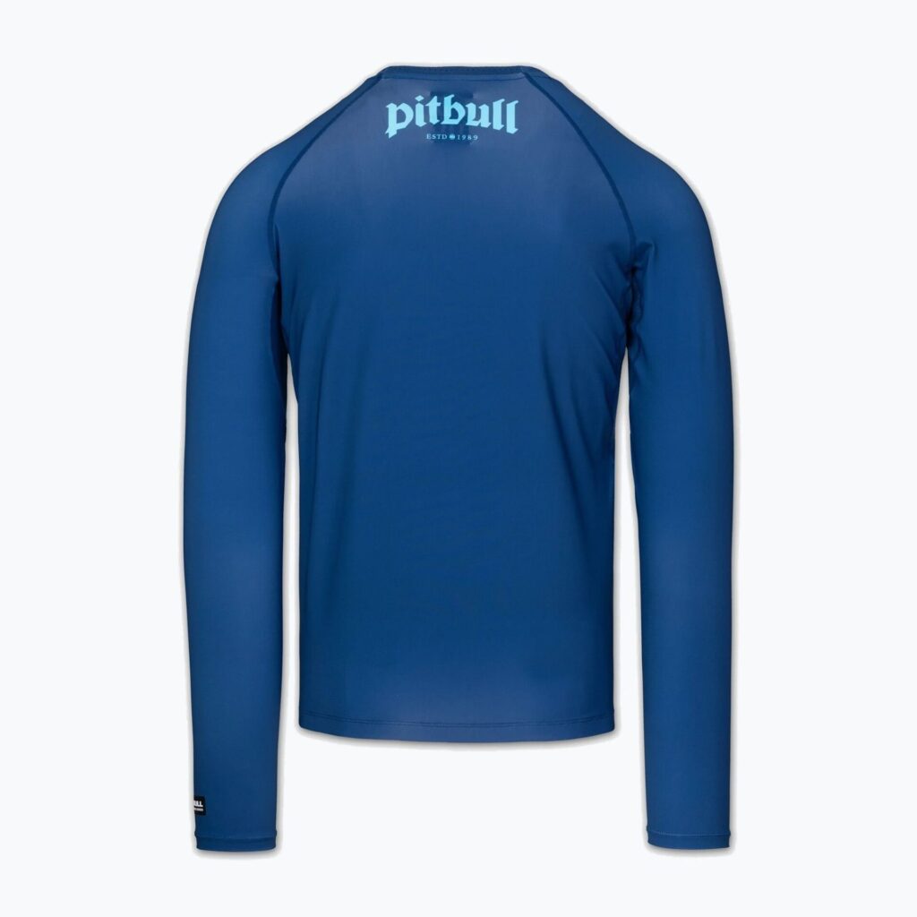 Рашгард Pitbull Rashguard Logo Palms blue