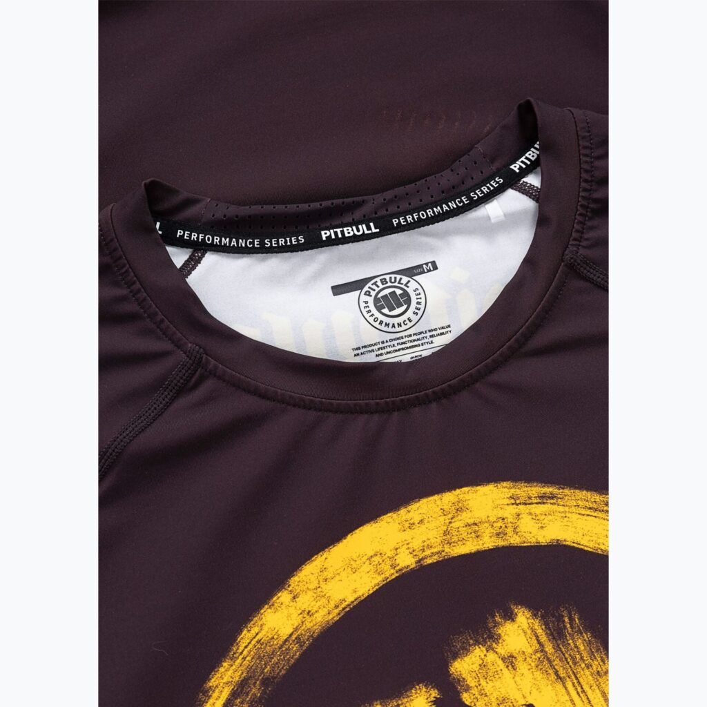 Рашгард Pitbull Rashguard Logo Palms brown
