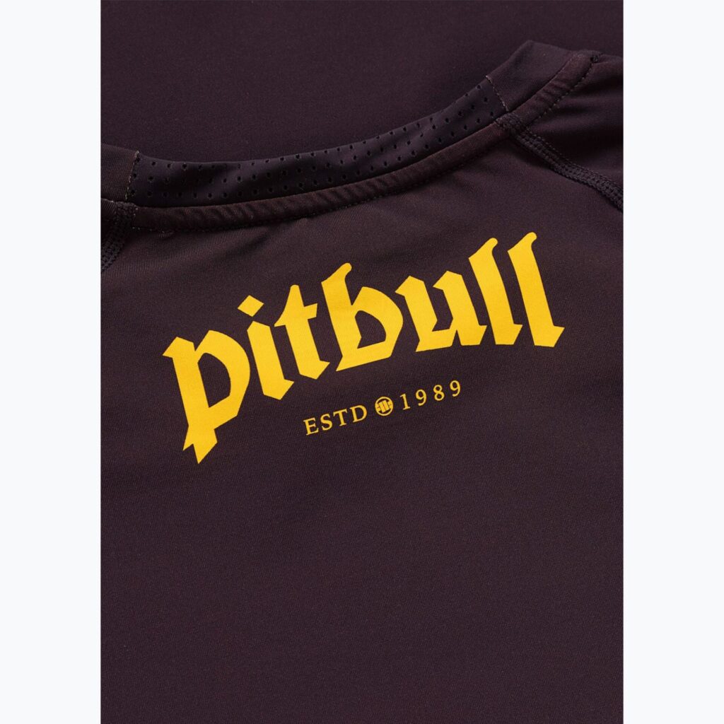 Рашгард Pitbull Rashguard Logo Palms brown