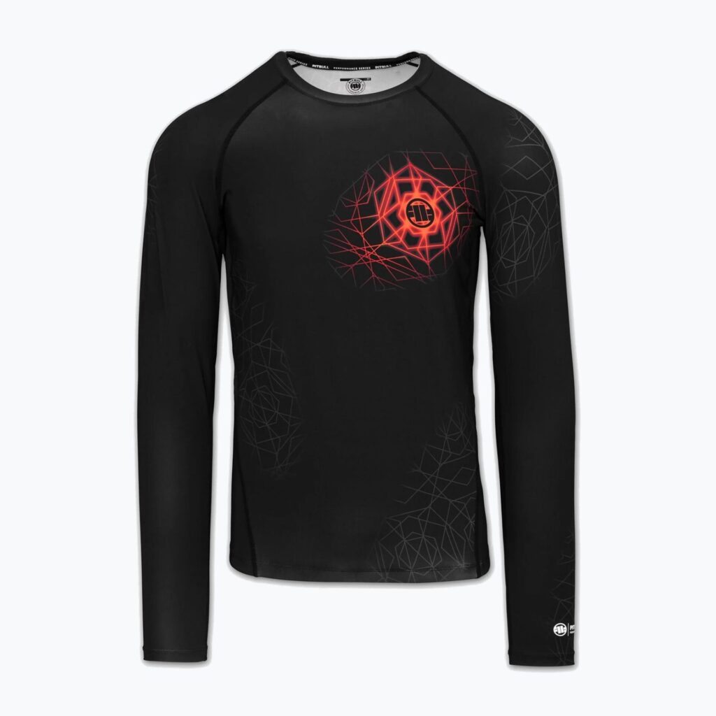Рашгард Pitbull Ray Rashguard fluo/red