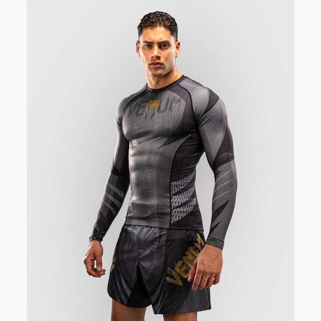 Рашгард Venum Galactic 3.0 LS black/gold