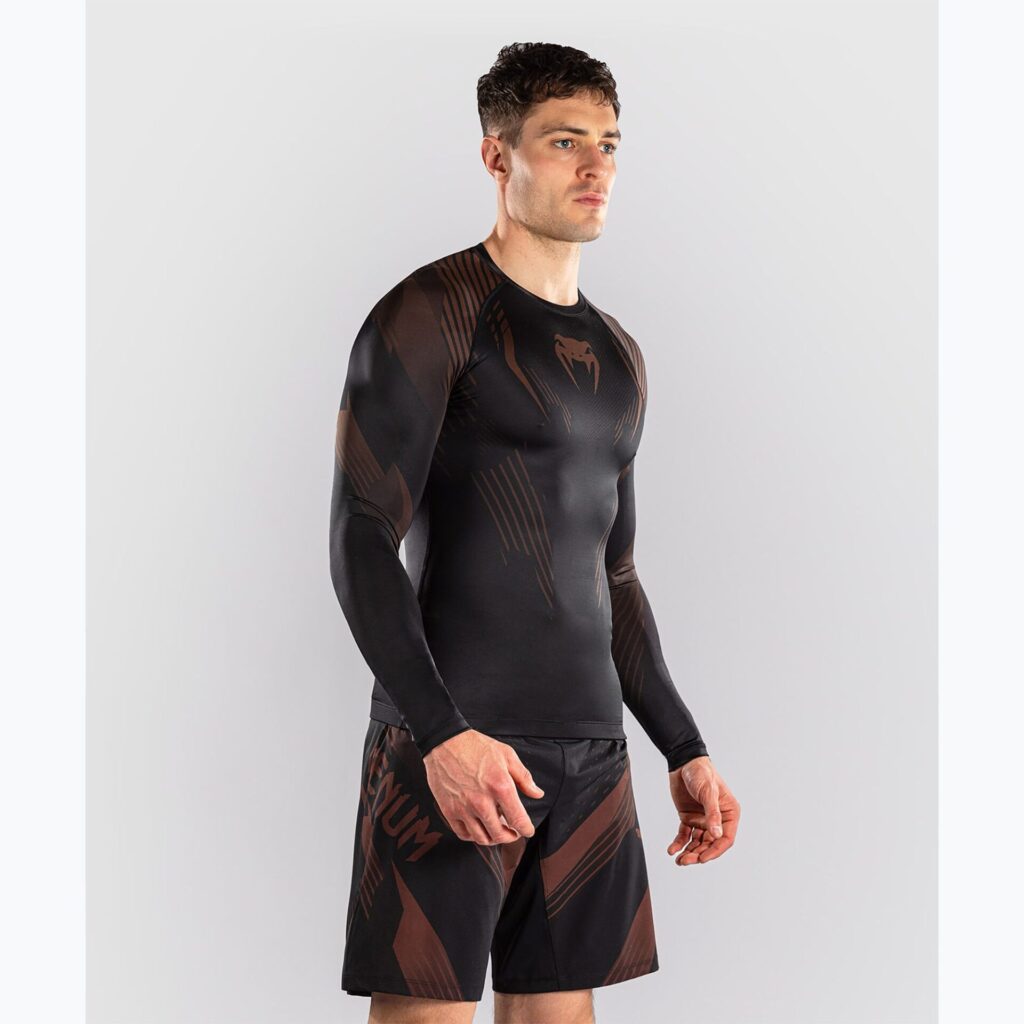 Рашгард Venum No-Gi 6.0 black/brown