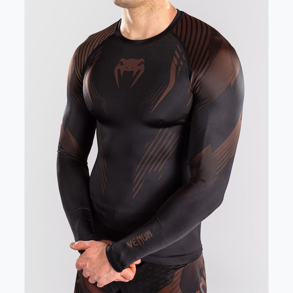 Рашгард Venum No-Gi 6.0 black/brown