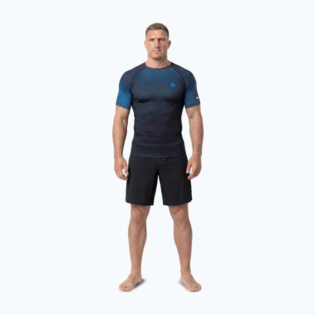 Рашгард Pitbull Belt Rashguard blue