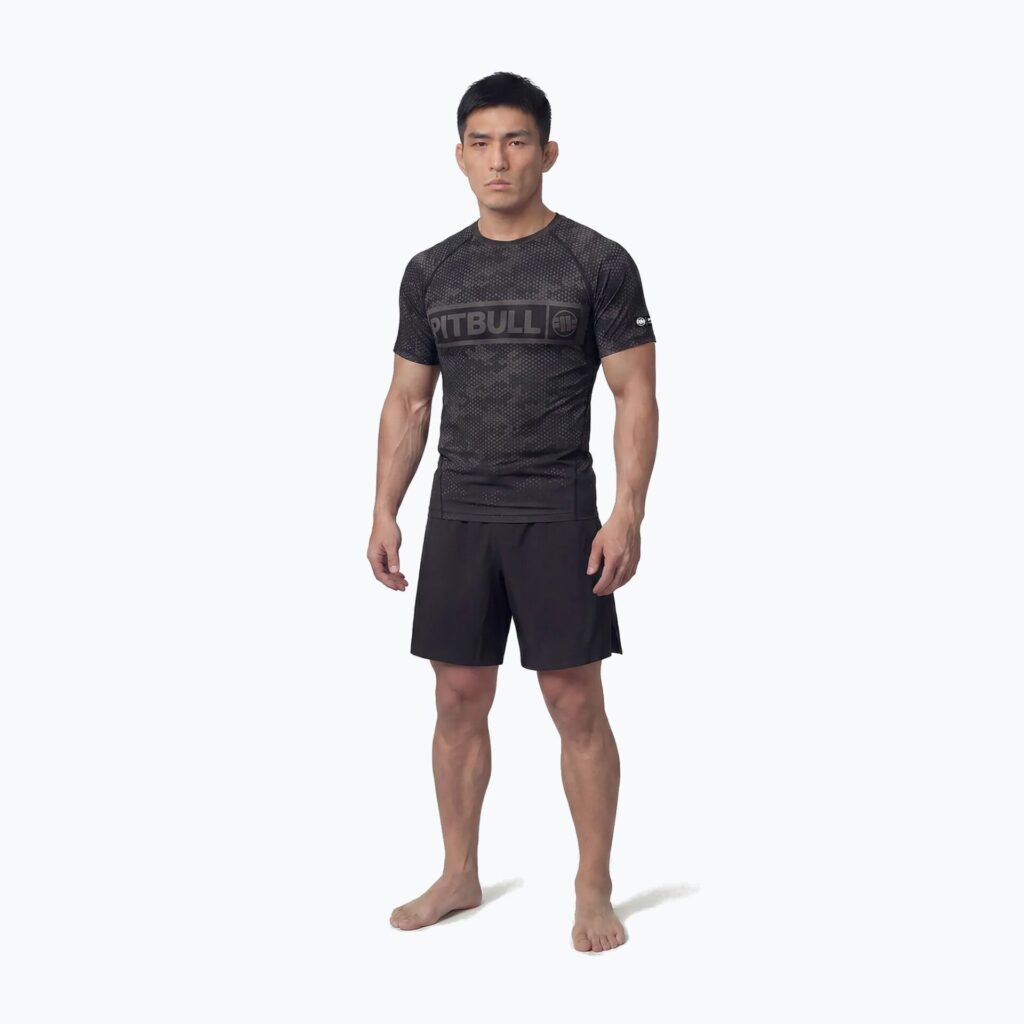 Рашгард Pitbull Hex Camo Hilltop Rashguard black